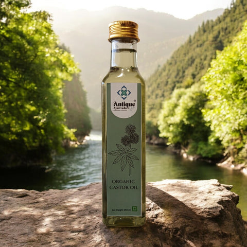 Pure Organic Castor Oil | Cold Pressed Ricinus Oil for Hair Growth | Skin Care & Therapeutic Use