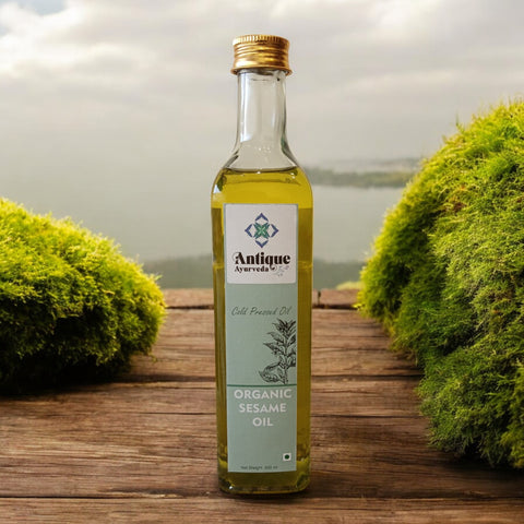Organic Sesame Oil | Cold Pressed Til Ka Tel | Professional Grade Ayurvedic Oil