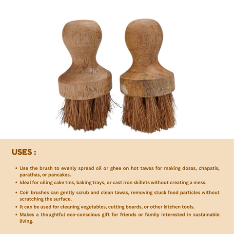 COIR TAWA OIL BRUSH