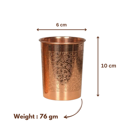 EMBOSSED COPPER GLASS