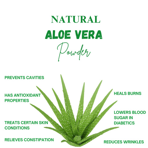 NATURAL ALOE VERA LEAVES POWDER