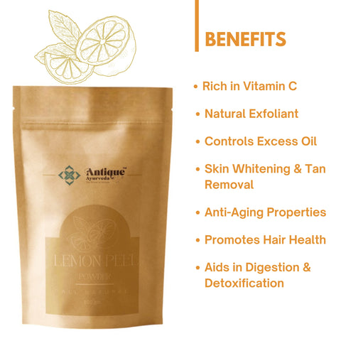 NATURAL LEMON PEEL POWDER