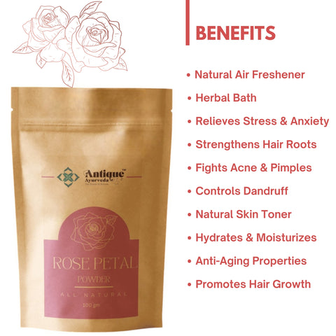 NATURAL ROSE PETAL POWDER
