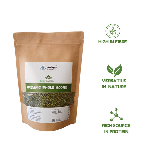 Organic Whole Moong Beans | Premium Green Gram