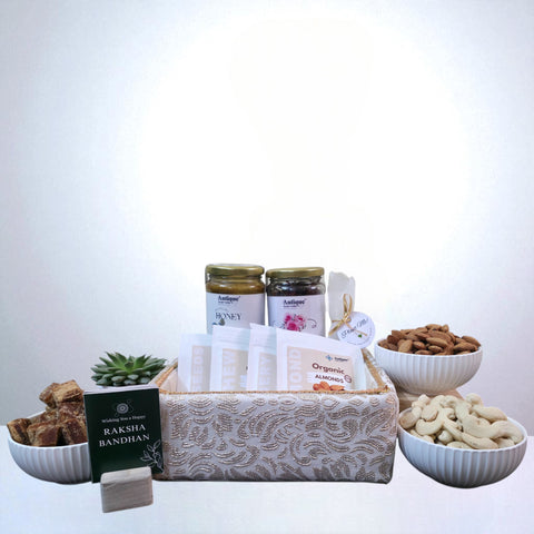 Traditional Treats For Brother/Sister - Heritage Harmony Rakhi Hamper