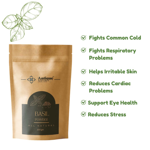 NATURAL BASIL(TULSI) LEAVES POWDER