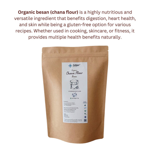 Organic Chana Flour (Besan) | Pure Gram Flour