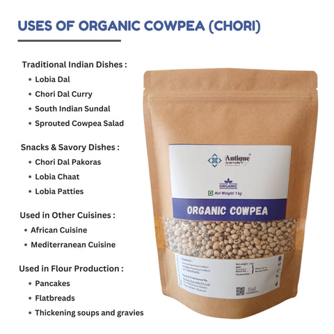 Organic Cowpea (Chawla/Chori) | Premium Black-Eyed Beans