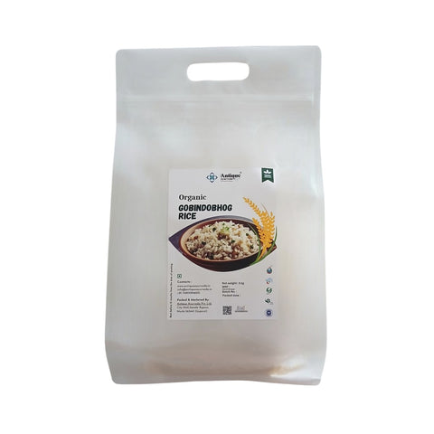 Organic Gobindobhog Rice | Aromatic Bengali Delicacy for Festive Cooking
