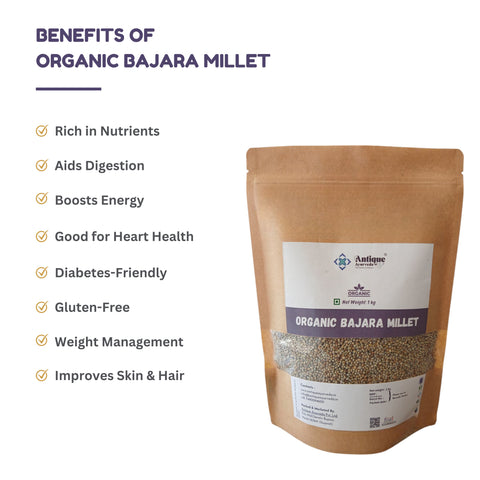 Organic Bajra Millet (Pearl Millet) | Traditional Desert Grain