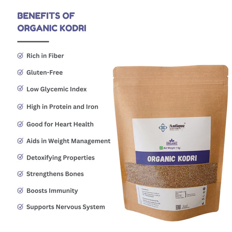 Organic Kodo Millet (Kodra) | Premium Drought-Resistant Ancient Grain