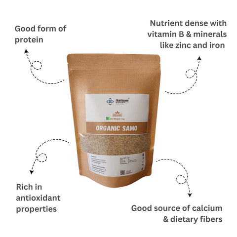 Organic Barnyard Millet (Samo) - Premium Fasting Grain | Traditional Indian Vrat Food