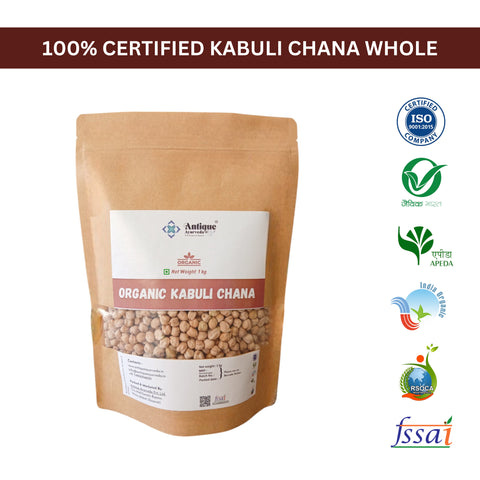 Organic Kabuli Chana | Premium White Chickpeas