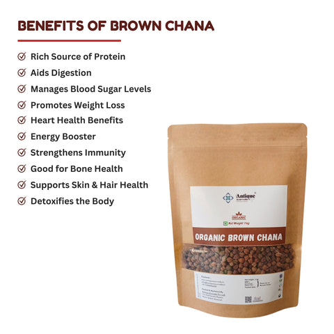 Organic Kala Chana | Premium Black Chickpeas