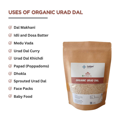 Organic Urad Dal | Premium Black Gram Split