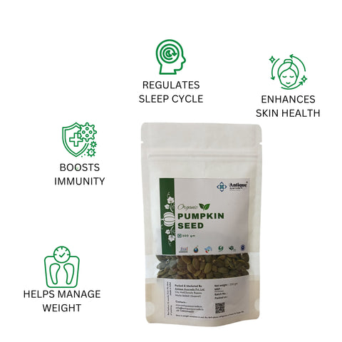 Organic Pumpkin Seeds | Zinc Rich Kernels for Prostate & Heart Health
