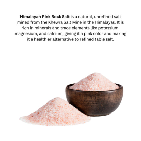 Natural Himalayan Pink Rock Salt | Pure Mineral Crystal Salt
