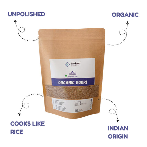 Organic Kodo Millet (Kodra) | Premium Drought-Resistant Ancient Grain