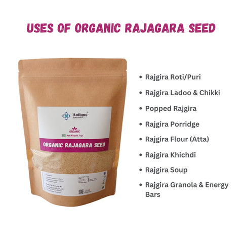 Organic Rajgira Seeds (Amaranth) | Premium Quality Complete Protein Superfood