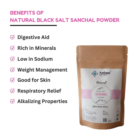 Natural Black Salt (Sanchal Powder) | Pure Mineral Salt