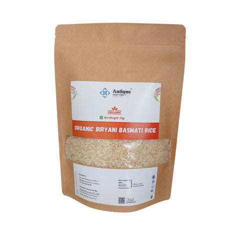 Organic Biryani Basmati Rice | Extra Long Grain for Perfect Biryani