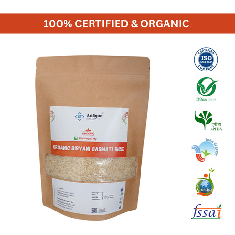Organic Biryani Basmati Rice | Extra Long Grain for Perfect Biryani