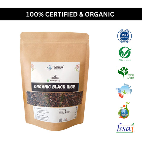 Organic Black Rice | Antioxidant Rich Forbidden Rice for Premium Nutrition