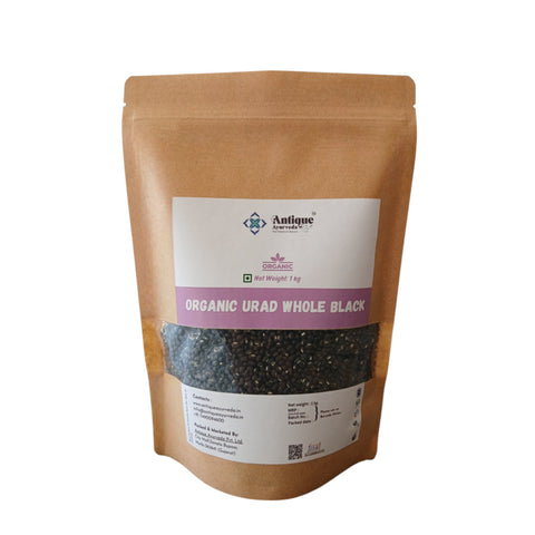 Organic Black Urad Dal Whole | Premium Quality Black Gram | 100% Natural Pulses