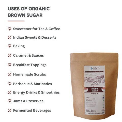 Organic Brown Sugar | Natural Unrefined Sweetener