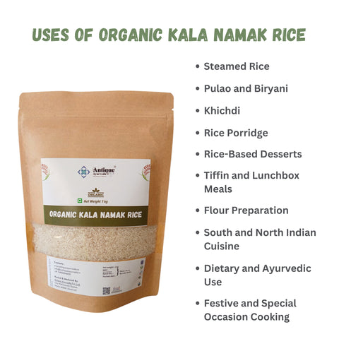 Organic Kalanamak Rice | Aromatic Black Scented Rice from Buddha's Land