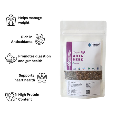 Premium Organic Chia Seeds | Ancient Superfood for Complete Nutrition