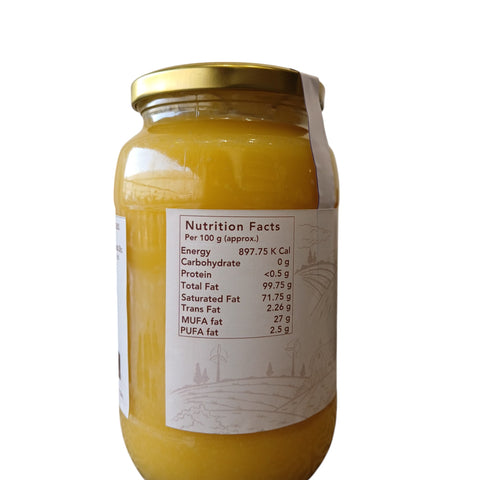 Pure Desi Cow A2 Ghee | Grass Fed Traditional Clarified Butter | 100% Natural Ayurvedic Ghee