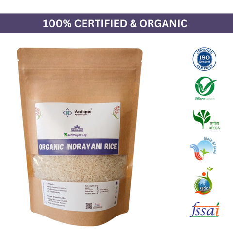 Organic Indrayani Rice | Traditional Maharashtrian Aromatic Rice
