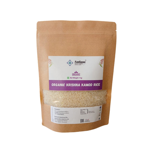 Organic Krishna Kamod Rice | Premium Gujarati Aromatic Rice for Festive Dining