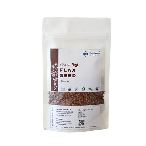 Premium Organic Flax Seeds | Omega-3 Rich Linseed for Heart & Brain Health