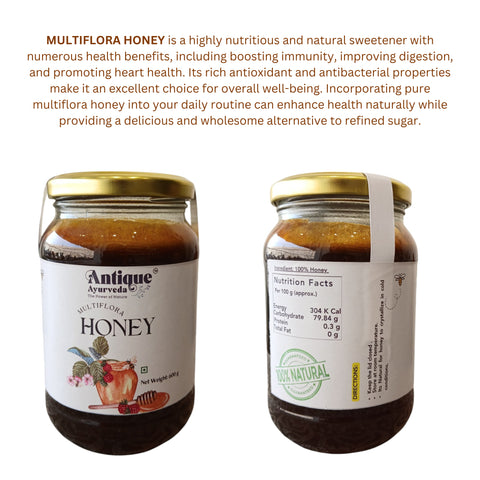 Natural Multiflora Honey | Premium Wild Flower Honey