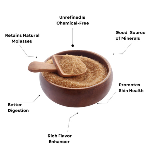 Organic Brown Sugar | Natural Unrefined Sweetener