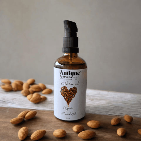 Organic Cold Pressed Almond Oil 100ml | Pure Sweet Almond oil for Skin & Hair Care