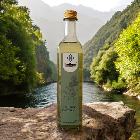 Pure Organic Castor Oil | Cold Pressed Ricinus Oil for Hair Growth | Skin Care & Therapeutic Use
