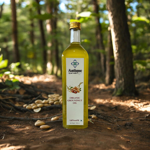 Pure Organic Groundnut Oil 1 Liter | Cold Pressed Peanut Oil | Traditional Cooking & Health Oil