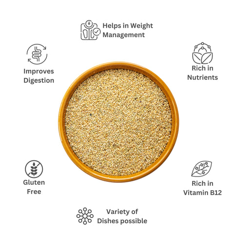 Organic Foxtail Millet (Kang) | Premium Golden Ancient Grain