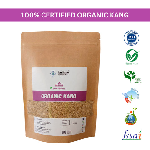 Organic Foxtail Millet (Kang) | Premium Golden Ancient Grain