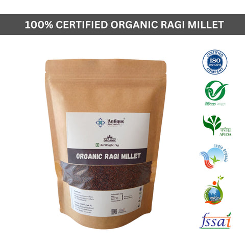 Organic Ragi Millet (Finger Millet) | Premium Quality Calcium-Rich Superfood