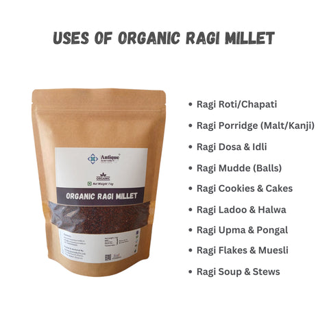 Organic Ragi Millet (Finger Millet) | Premium Quality Calcium-Rich Superfood