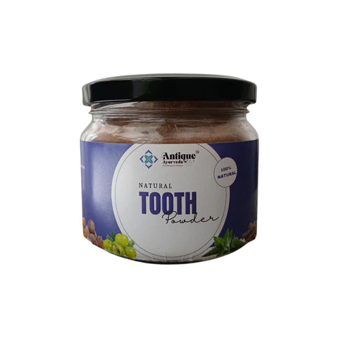 Natural Tooth Powder | 11 Herbal Ingredients for Complete Oral Care | Antique Ayurveda