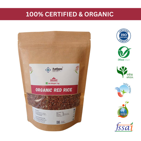 Organic Red Rice | Nutrient Dense Whole Grain for Health & Wellness