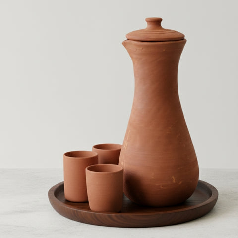 Traditional Water Jug | Ayurvedic Hydration Vessel