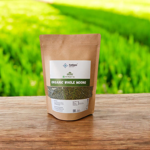 Organic Whole Moong Beans | Premium Green Gram