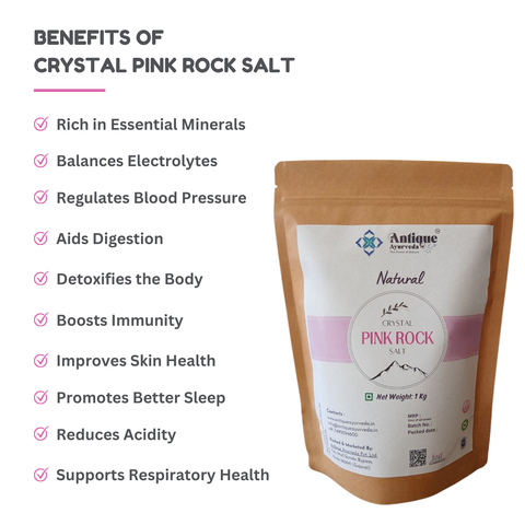 NATURAL CRYSTAL PINK ROCK SALT