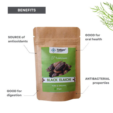 ORGANIC BLACK CARDAMOM (BADI ELAICHI)